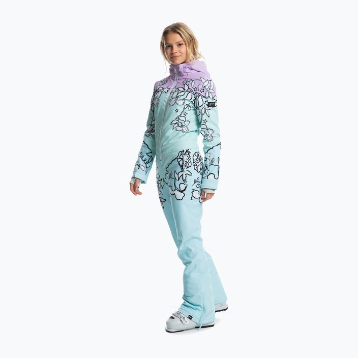 Dámsky lyžiarsky oblek ROXY X Rowley Ski fair aqua laurel floral 2