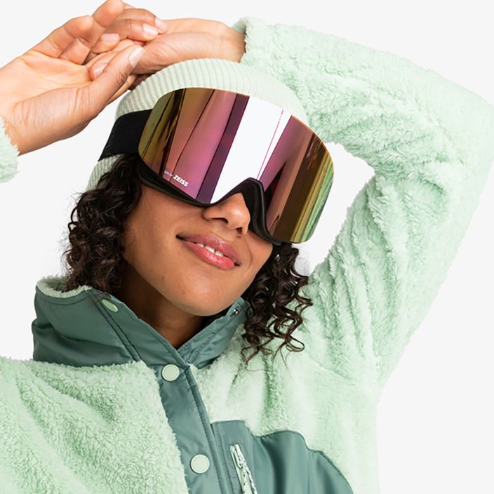 Dámske snowboardové okuliare ROXY Fellin Color Luxe black/clux ml light purple 9