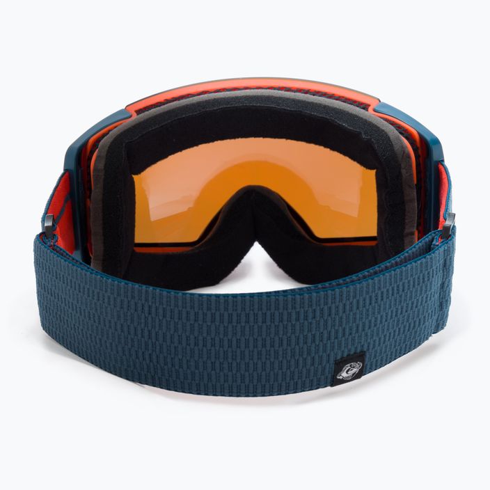 Quiksilver Greenwood S3 majolica blue / clux red mi snowboardové okuliare 2