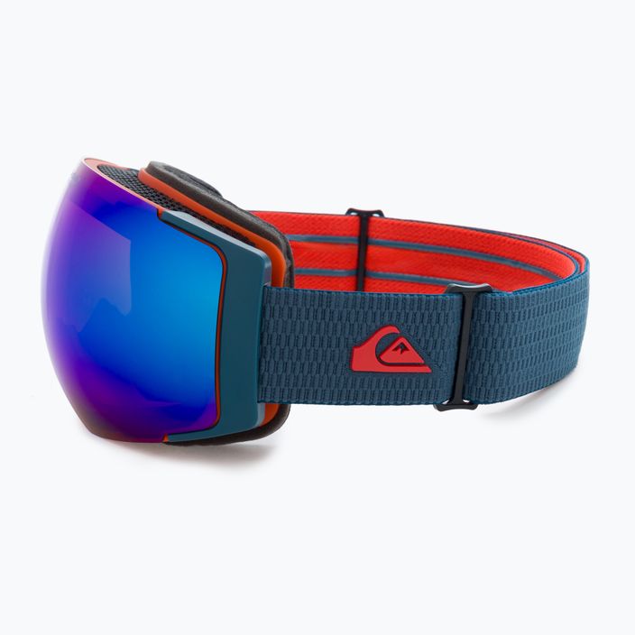 Quiksilver Greenwood S3 majolica blue / clux red mi snowboardové okuliare 4