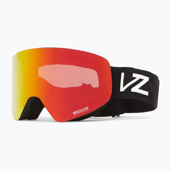 VonZipper Encore black satin/wildlife fire chrome snowboardové okuliare 5