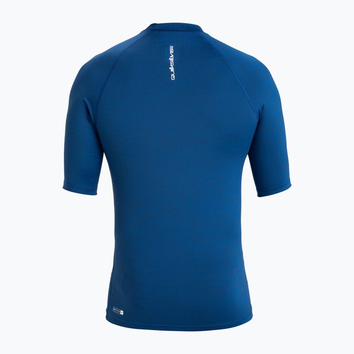 Pánske tričko na plávanieQuiksilver Everyday UPF50 monaco blue heather 4