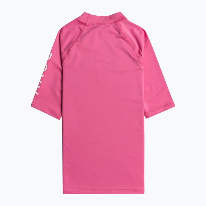 Detské tričko na plávanie ROXY Wholehearted shocking pink 2