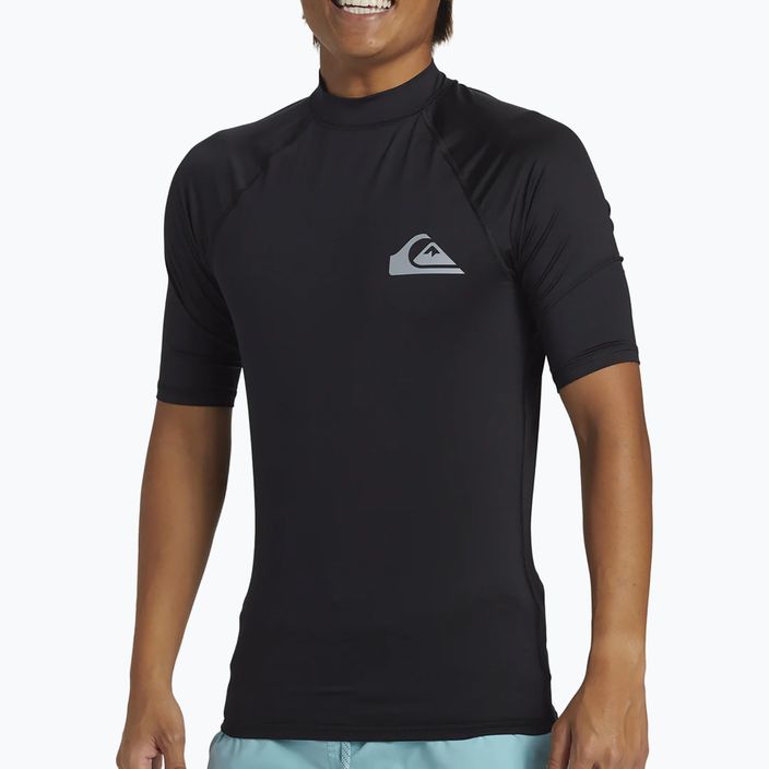 Pánske tričko na plávanieQuiksilver Everyday UPF50 black 4