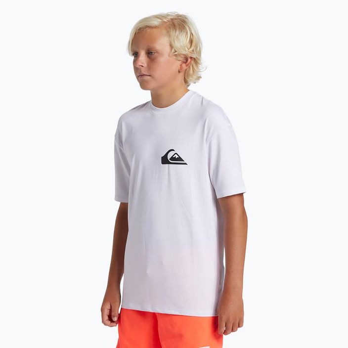 Detské tričko na plávanie Quiksilver Everyday Surf Tee white 3