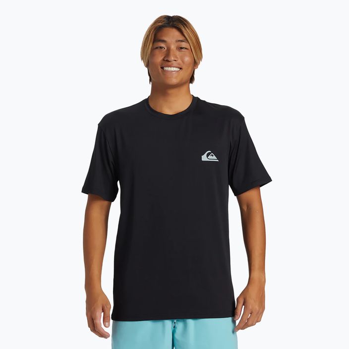 Pánske tričko na plávanieQuiksilver Everyday Surf Tee black