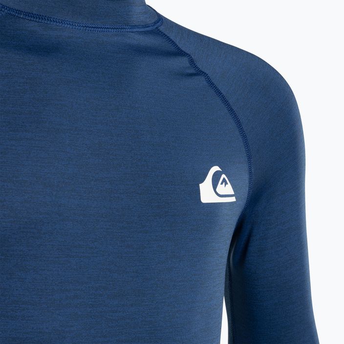Pánske tričko na plávanie Quiksilver Everyday UPF50 monaco blue heather 3