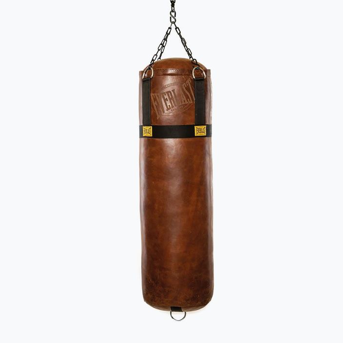 EVERLAST 1910 hnedá kožená boxovacia taška EV5780 5
