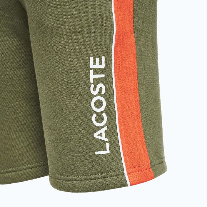 Detské šortky Lacoste GJ2462 khaki-buoy 3