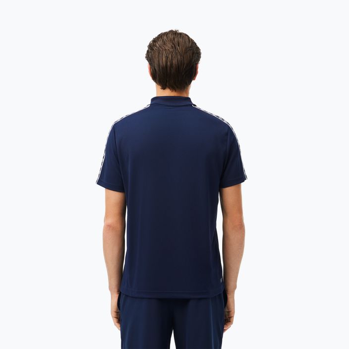 Pánske polo tričko Lacoste DH2557 navy blue 2