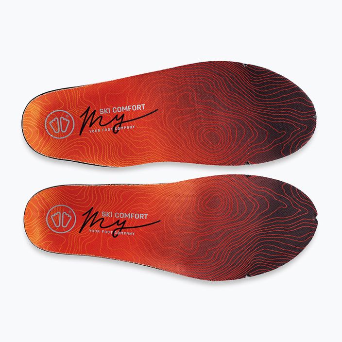 Vložky do lyžiarskych topánok SIDAS My Ski Comfort červené CSEMFSCF 2