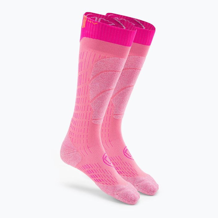 SIDAS Ski Merino ružové detské ponožky CSOSKMEJR22_PIPU