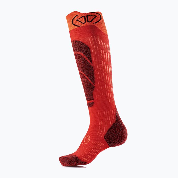 Detské lyžiarske ponožky SIDAS Ski Merino orange CSOSKMEJR22_REOR 7
