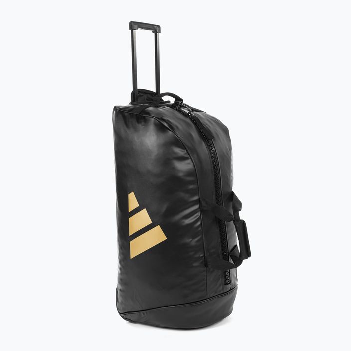 Cestovná taška adidas 120 l čierna/zlatá 2