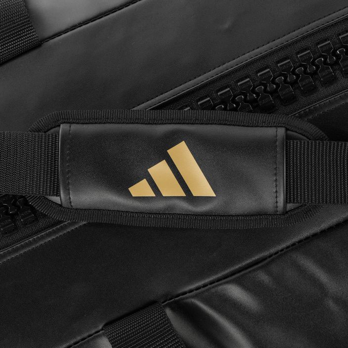 Cestovná taška adidas 120 l čierna/zlatá 8