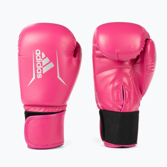 Ružové boxerské rukavice adidas Speed 50 ADISBG50 3
