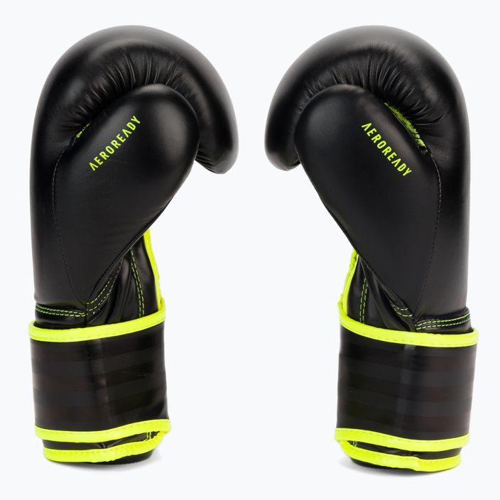 Boxerské rukavice adidas Hybrid 80 čierna/žltá ADIH80 4