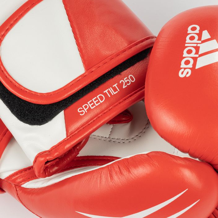 Boxerské rukavice adidas Speed Tilt 250 red SPD250TG 5