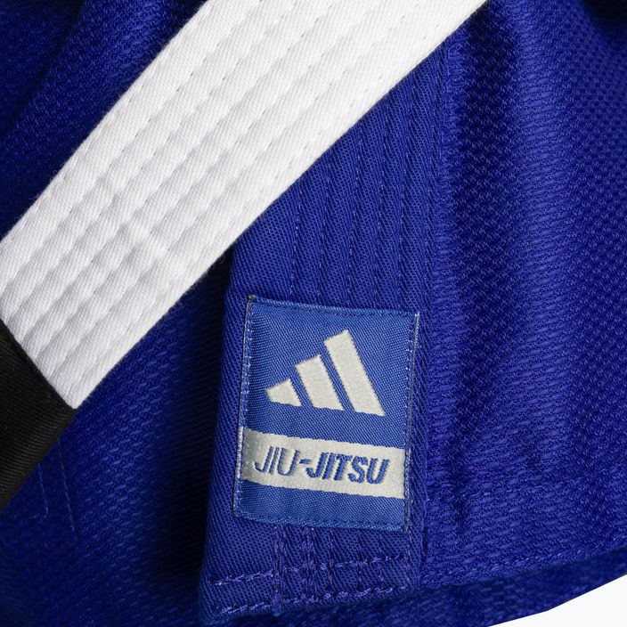 GI pre brazílske jiu-jitsu detské adidas Rookie blue/grey 4
