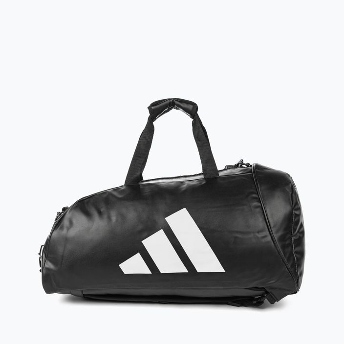 Tréningová taška adidas 2 v 1 Boxing 20 l čierna/biela