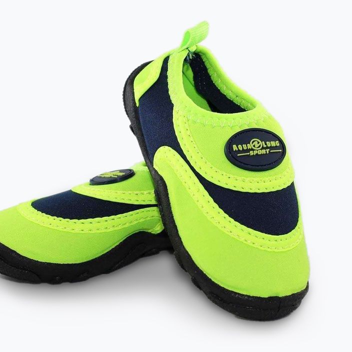 Detské topánky do vody Aqua Lung Beachwalker modré a zelené FJ028310426 10