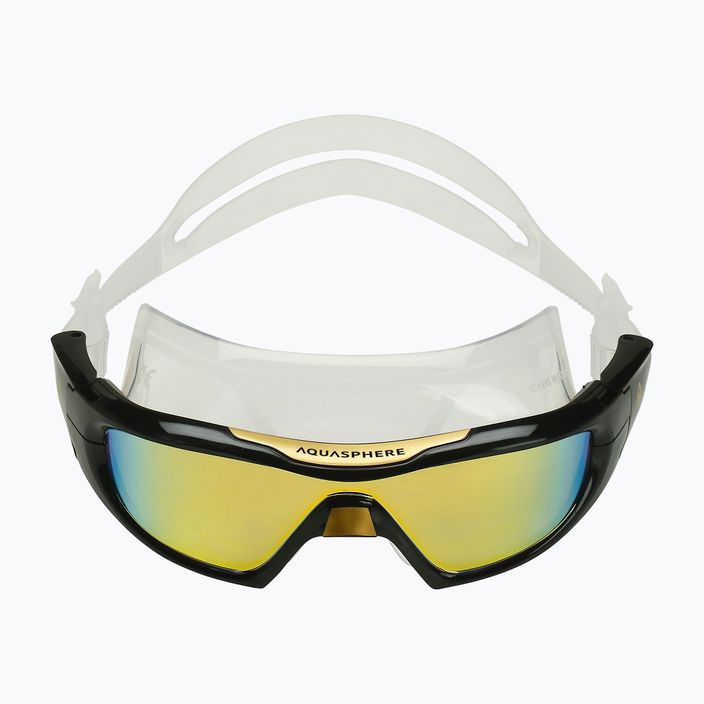Plavecká maska Aquasphere Vista Pro transparentná/zlatá, titánová/zrkadlovo zlatá MS5040101LMG 2