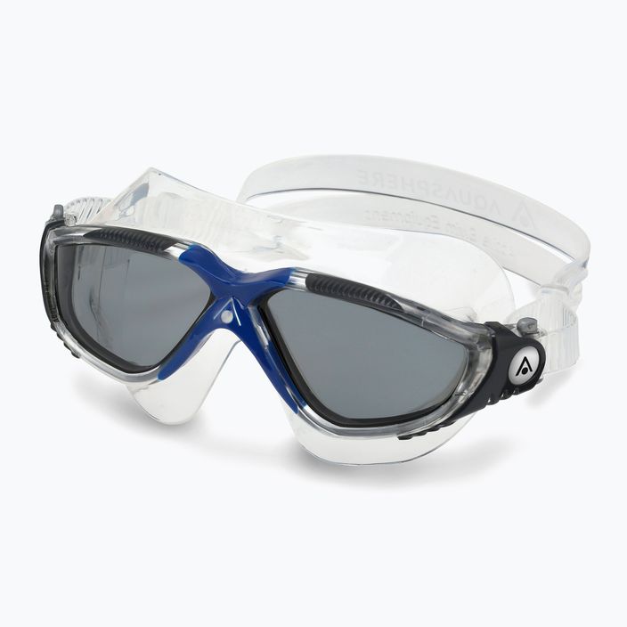 Plavecká maska Aquasphere Vista transparentná/tmavosivá/zrkadlový dym MS5050012LD 6