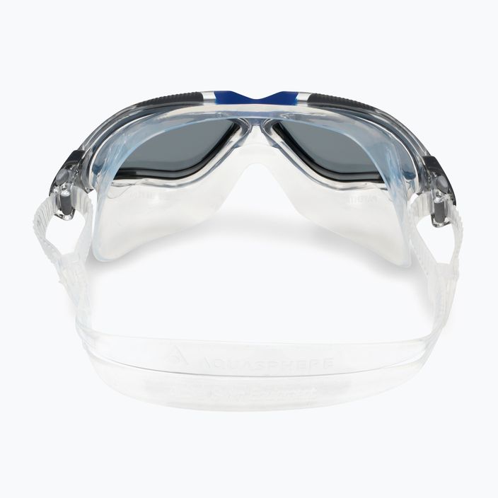 Plavecká maska Aquasphere Vista transparentná/tmavosivá/zrkadlový dym MS5050012LD 9