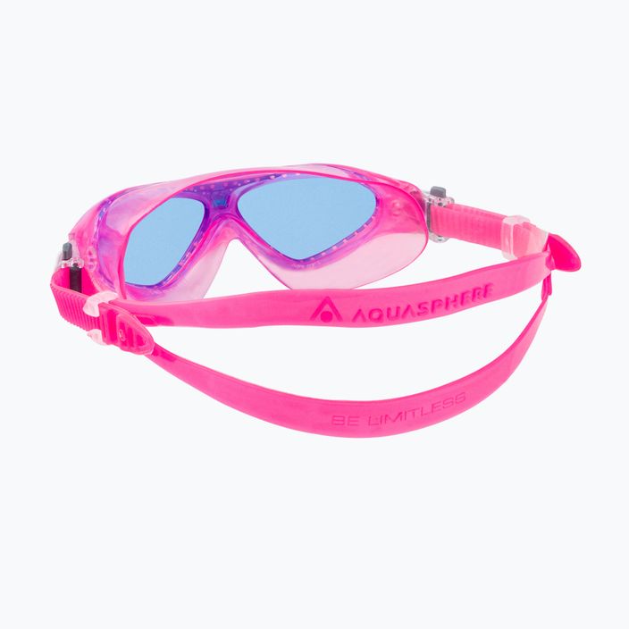 Detská plavecká maska Aquasphere Vista ružová MS5080209LB 4