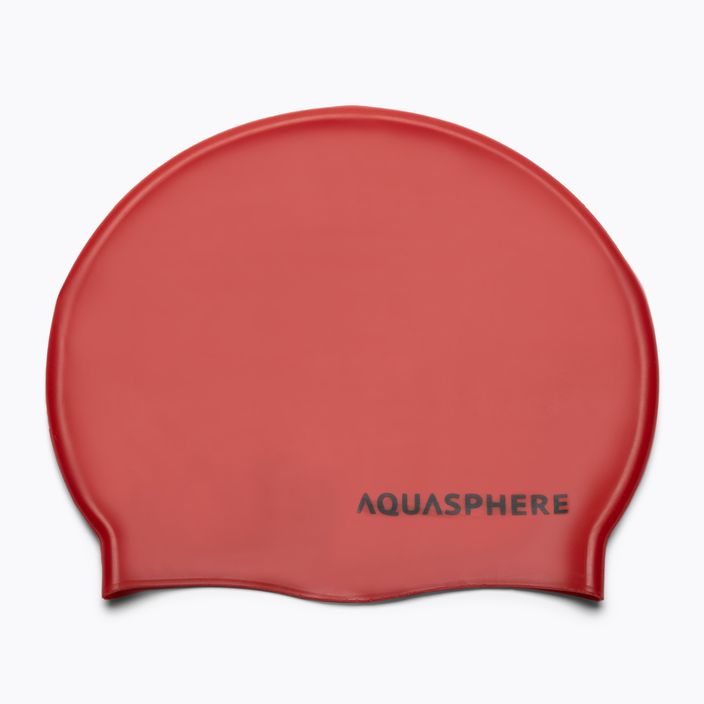Krytka na plávanie Aquasphere Plain Silicon červená SA212EU0601