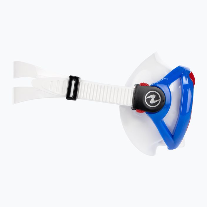 Potápačská súprava Aqualung Hawkeye maska + šnorchel modrá/červená SC3974006 3