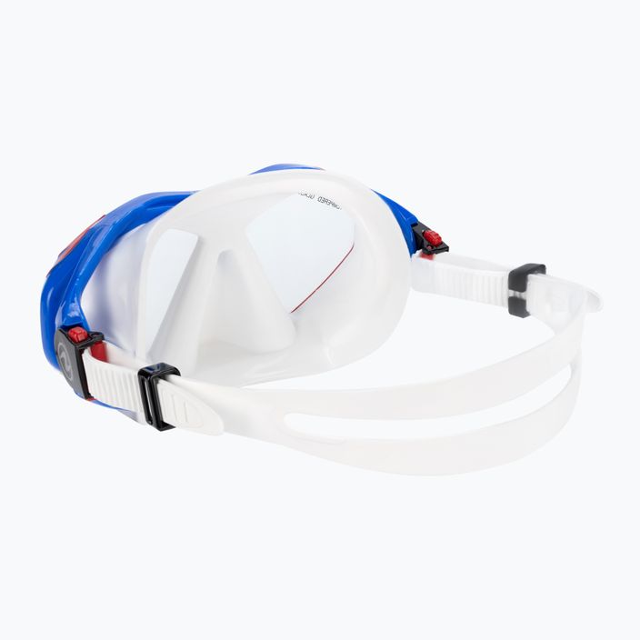 Potápačská súprava Aqualung Hawkeye maska + šnorchel modrá/červená SC3974006 4