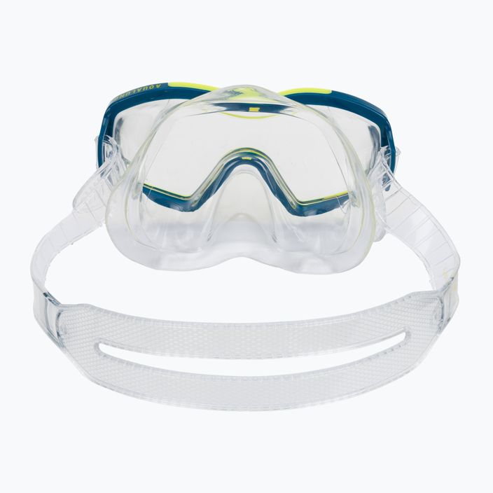 Potápačská súprava Aqualung Raccon maska + šnorchel modrá/žltá SC4000007 6