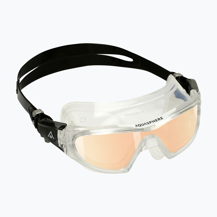 Plavecká maska Aquasphere Vista Pro transparentná/čierna/zrkadlová MS5040001LMI 8