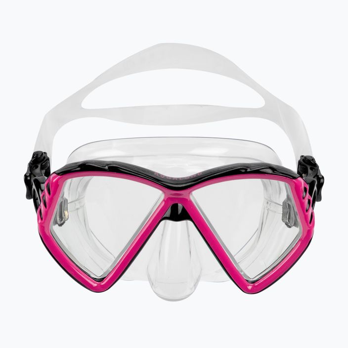 Juniorská potápačská maska Aqualung Cub transparentná/ružová MS5530002 2