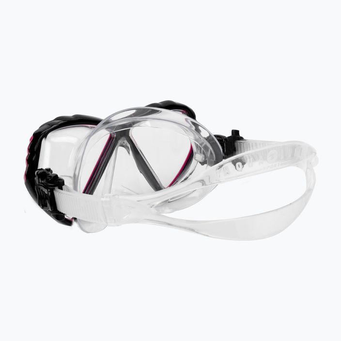 Juniorská potápačská maska Aqualung Cub transparentná/ružová MS5530002 4