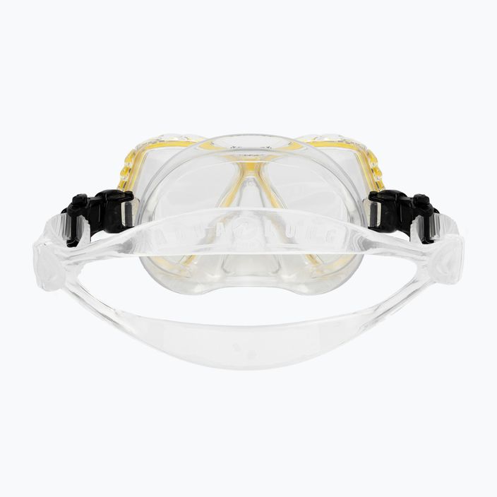 Juniorská potápačská maska Aqualung Cub transparentná/žltá MS5530007 5