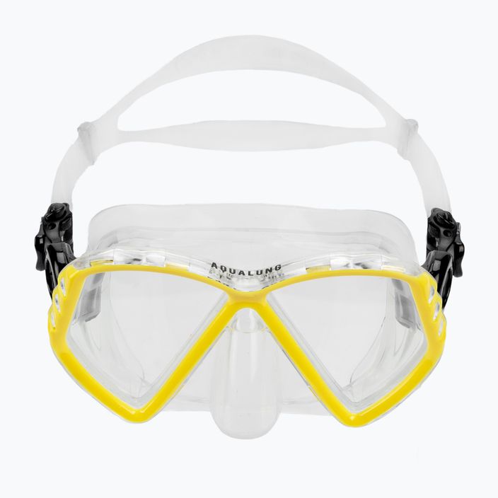 Detská potápačská maska Aqualung Cub transarentná/žltá MS5540007 2