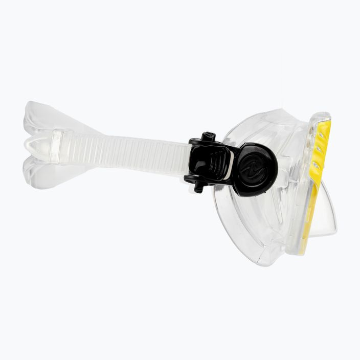 Detská potápačská maska Aqualung Cub transarentná/žltá MS5540007 3