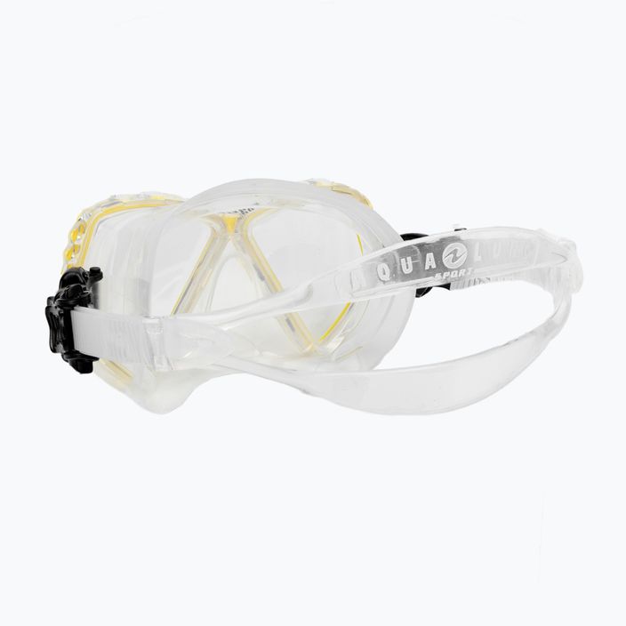 Detská potápačská maska Aqualung Cub transarentná/žltá MS5540007 4