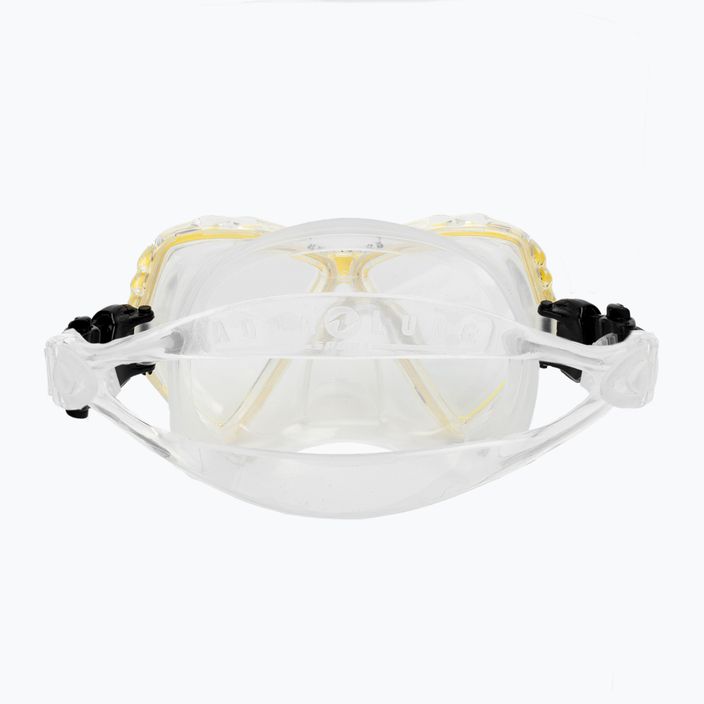 Detská potápačská maska Aqualung Cub transarentná/žltá MS5540007 5
