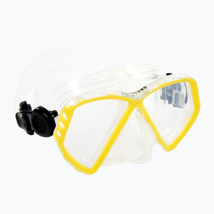 Detská potápačská maska Aqualung Cub transarentná/žltá MS5540007 6