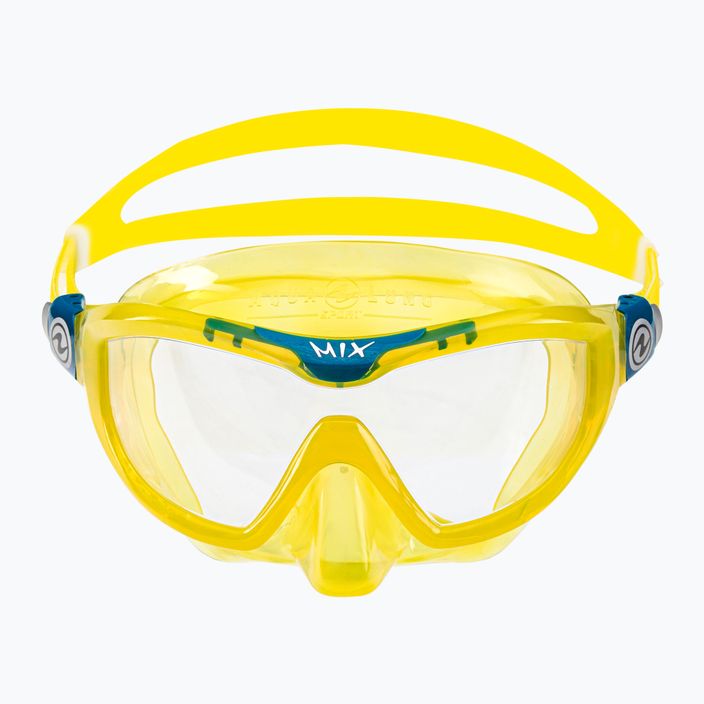 Detská potápačská maska Aqualung Mix žltá/benzínová MS5560798S 2