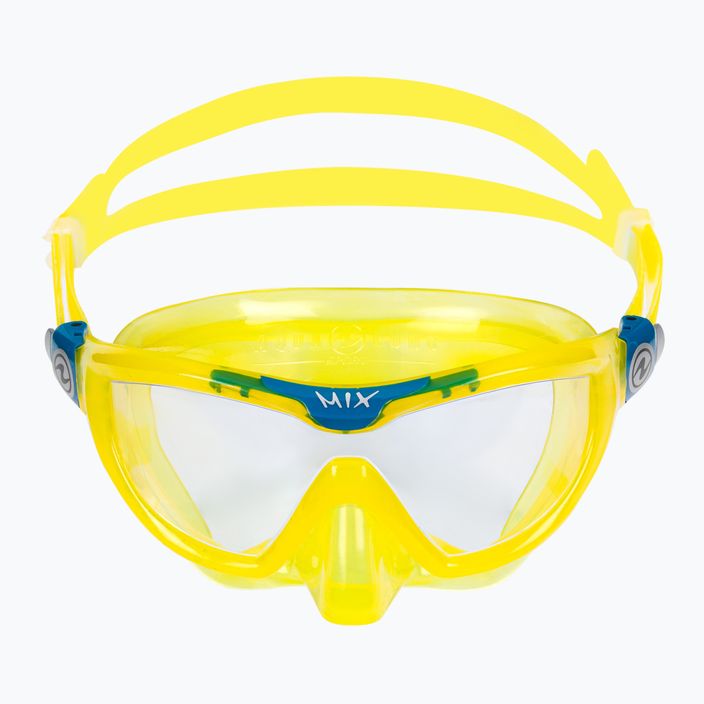 Aqualung Mix Detská súprava na šnorchlovanie Maska + šnorchel Žltá/Modrá SC4250798 3