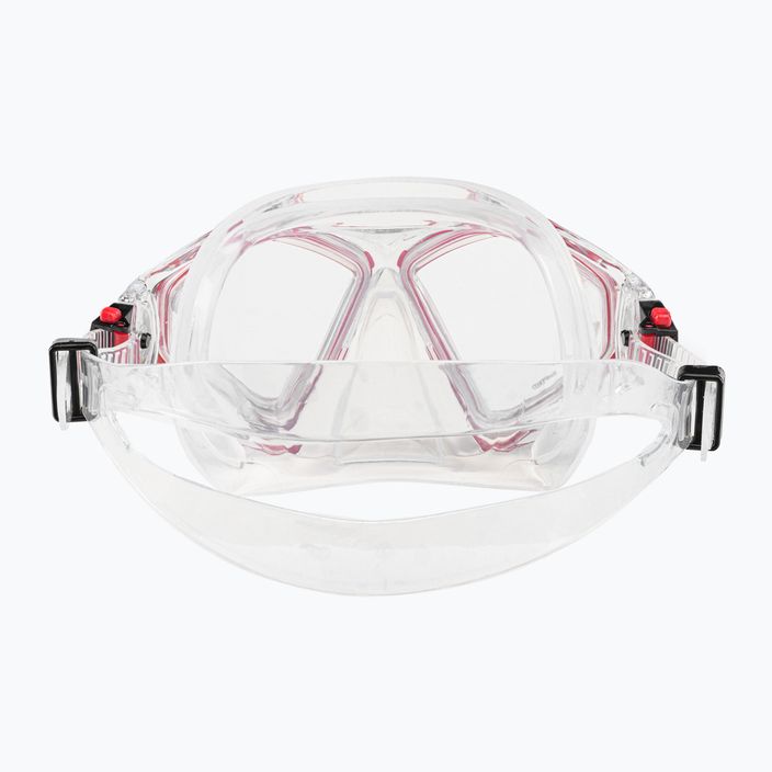 Potápačská maska Aqualung Hawkeye transparentná/červená MS5570006 5