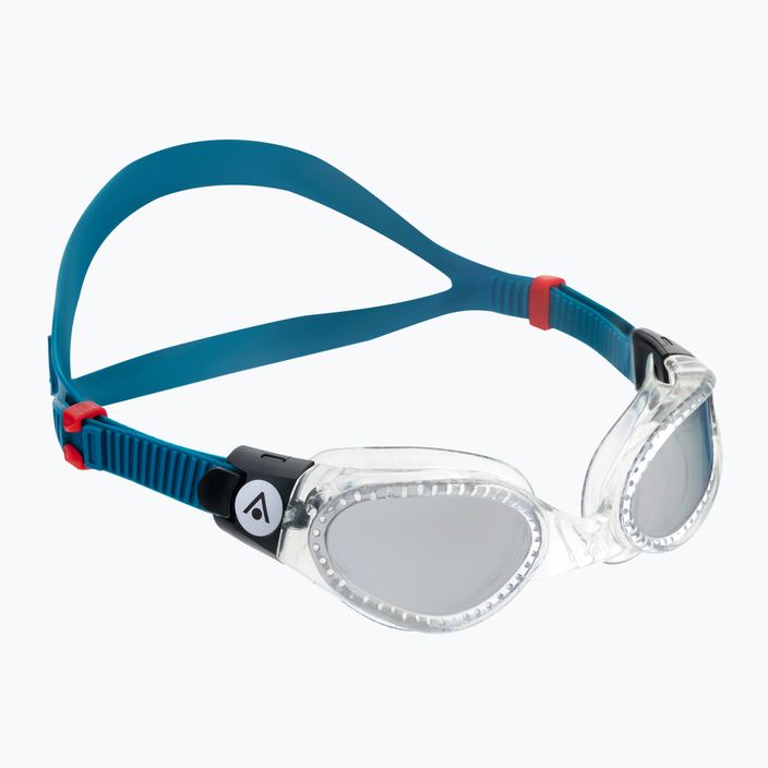 Plavecké okuliare Aquasphere Kaiman číre/benzínové/zrkadlovo strieborné EP3180098LMS