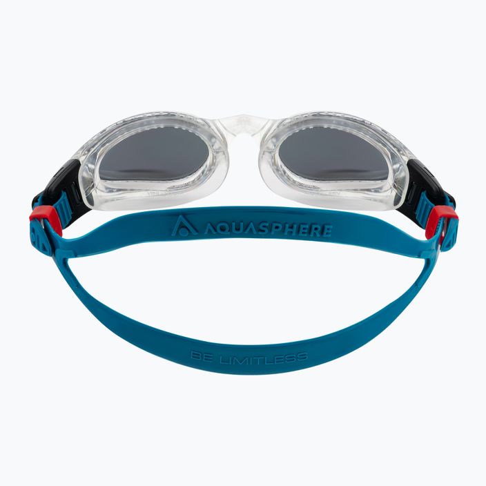 Plavecké okuliare Aquasphere Kaiman číre/benzínové/zrkadlovo strieborné EP3180098LMS 5