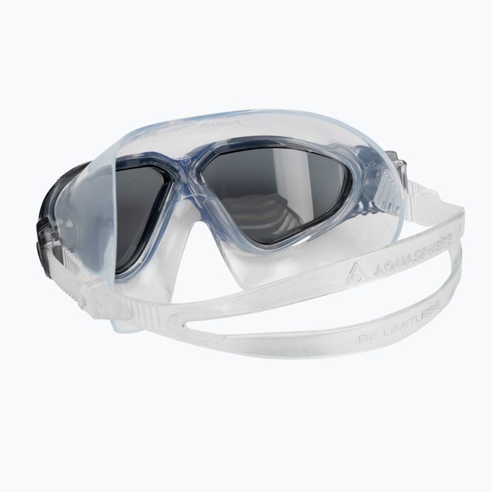 Plavecká maska Aquasphere Vista transparentná/tmavosivá/dymová MS5600012LD 4