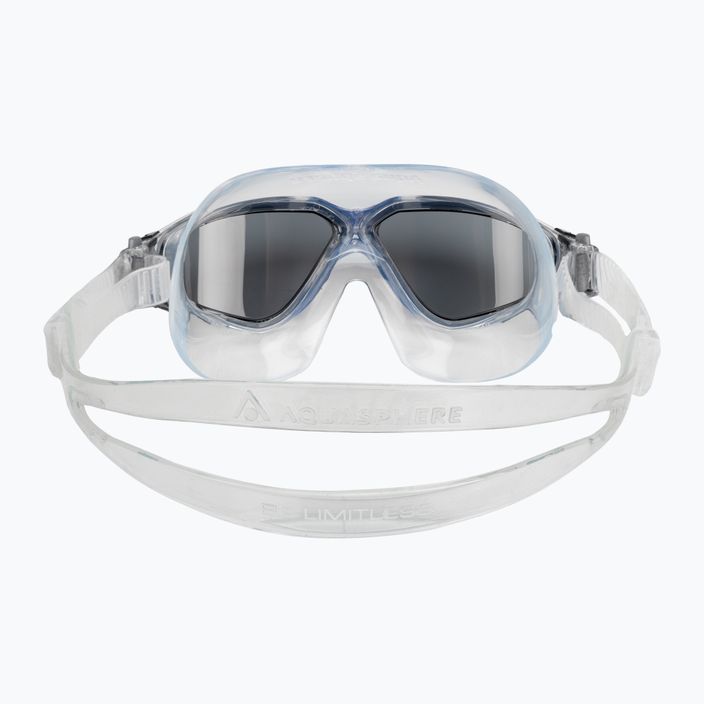 Plavecká maska Aquasphere Vista transparentná/tmavosivá/dymová MS5600012LD 5