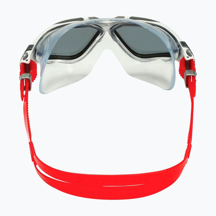 Plavecká maska Aquasphere Vista biela/červená/tmavá MS5600915LD 4
